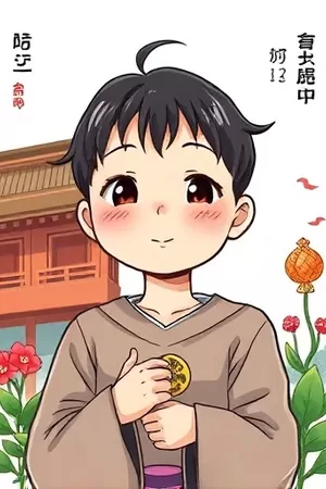 动漫《旧唱片行》封面：堆满黑胶唱片的木质货架与一束斜阳