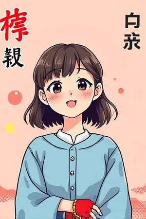 动漫《无名渡口》封面：黄昏江面上一条无人摆渡的小木船